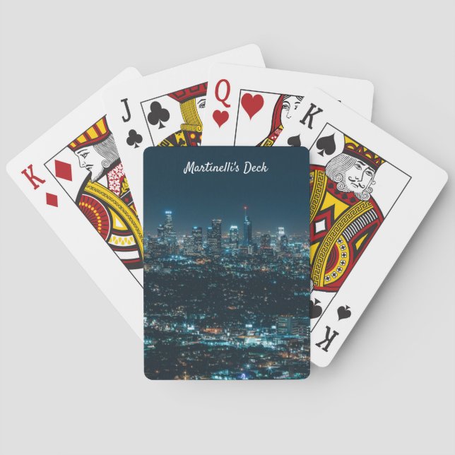 Ändern Sie den Namen Nur Nightlife Poker Cards Spielkarten (Rückseite)