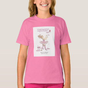 Ändern Sie den Weltrosa-Mädchen-T - Shirt