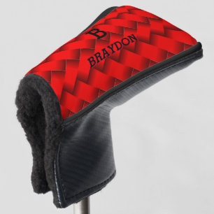 Ändern Sie die ursprüngliche Bezeichnung Red Woven Golf Headcover