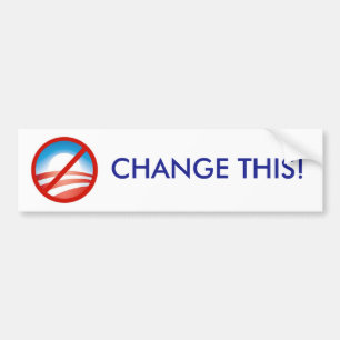 Ändern Sie dieses! Autoaufkleber