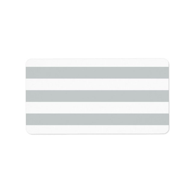Ändern Sie graue Streifen in eine beliebige Farbe. Adressaufkleber (Vorne)