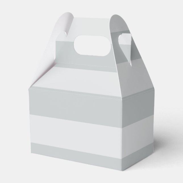 Ändern Sie graue Streifen in eine beliebige Farbe. Geschenkschachtel (Vorderseite)