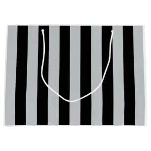 Ändern Sie graue Streifen in eine beliebige Farbe. Große Geschenktüte