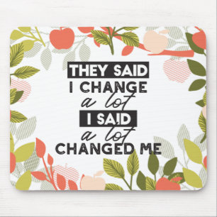 Ändern von Quotes mit dem Muster der Apfelfrucht-S Mousepad