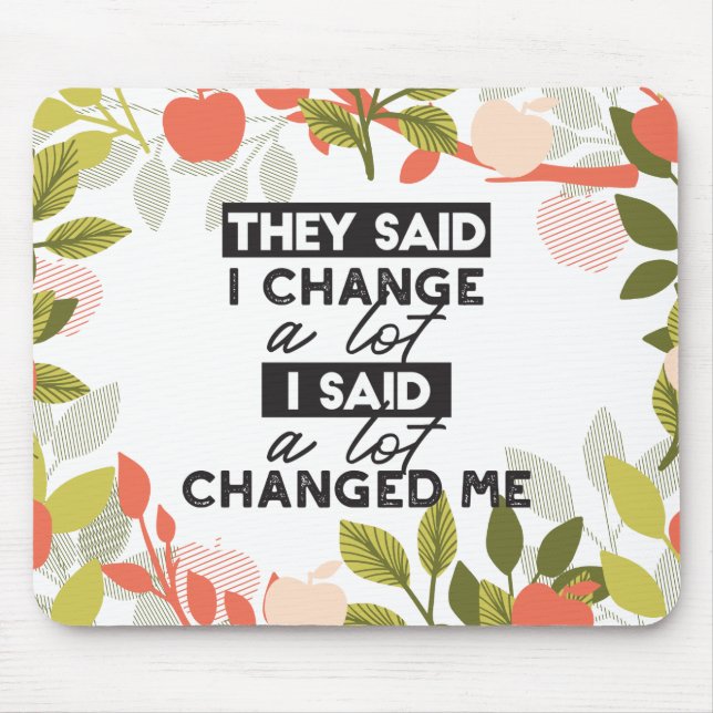Ändern von Quotes mit dem Muster der Apfelfrucht-S Mousepad (Vorne)