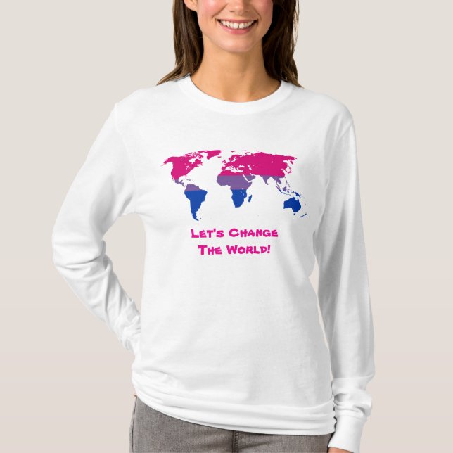 Ändern wir das Sweatshirt der Welt T-Shirt (Vorderseite)