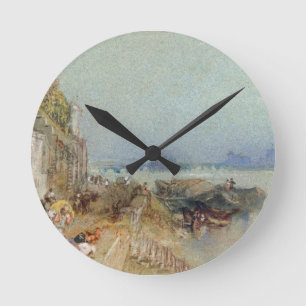 Andernach, 1817 (w/c mit Stift und schwarzer Tinte Runde Wanduhr