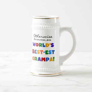 Andernfalls als beste Grampa-Hemden bezeichnet Bierglas