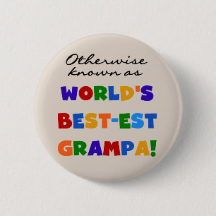 Andernfalls als beste Grampa-Hemden bezeichnet Button