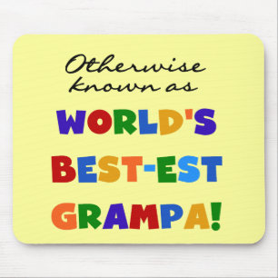 Andernfalls als beste Grampa-Hemden bezeichnet Mousepad