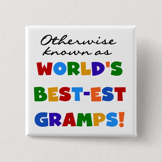 Andernfalls als beste Gramps bezeichnet Button (Vorderseite)