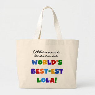 Andernfalls als die besten Lola-Geschenke bezeichn Jumbo Stoffbeutel