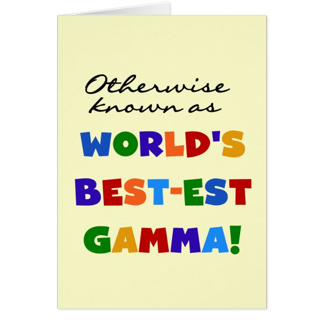 Andernfalls bekannt als Geschenke des (Vorne)