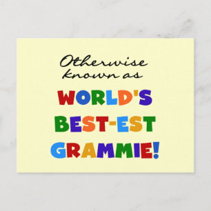 Andernfalls bekannt als Geschenke Gut-est Grammie Postkarte