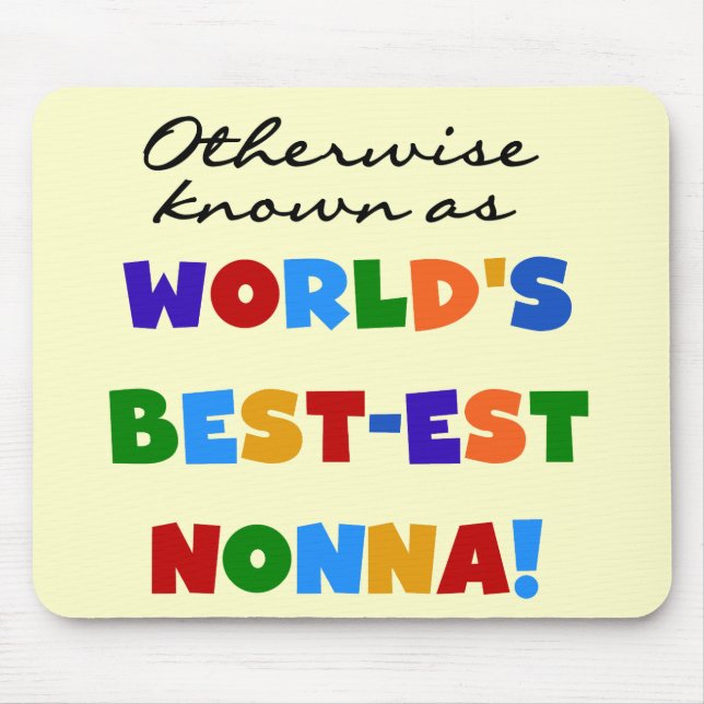 Andernfalls bekannt als Geschenke T-Shirts Gut-est Mousepad (Vorne)