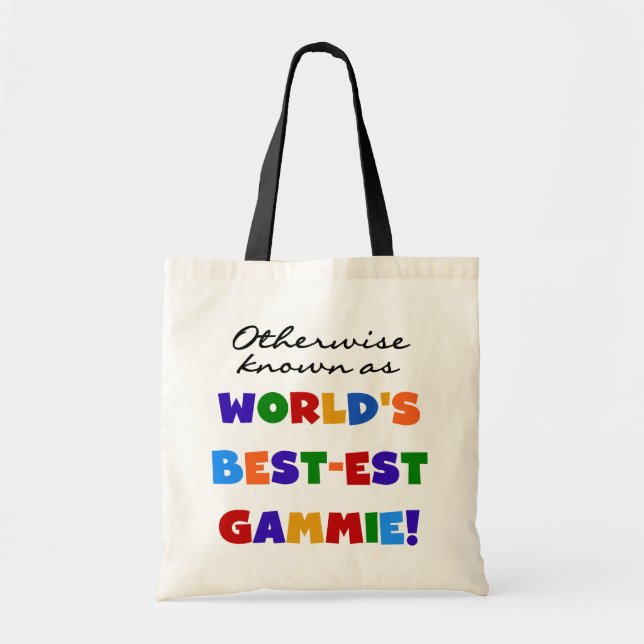 Andernfalls bekannt als T-Shirts Gut-est Gammie Tragetasche (Vorne)
