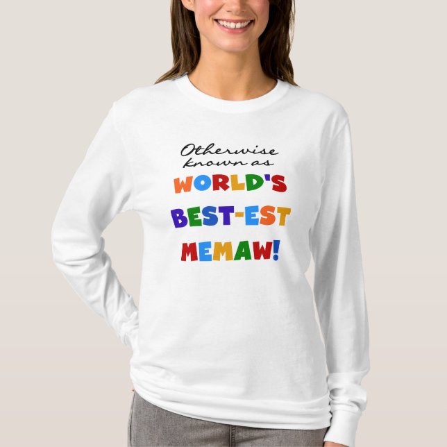 Andernfalls bekannt als T-Shirts Gut-est Memaw (Vorderseite)