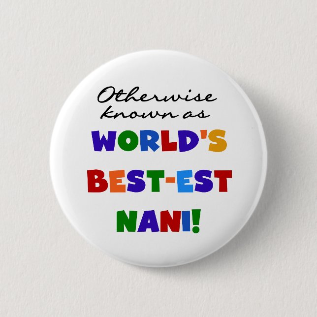 Andernfalls bekannt als T-Shirts und Geschenke Button (Vorderseite)