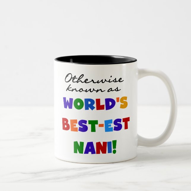 Andernfalls bekannt als T-Shirts und Geschenke Zweifarbige Tasse (Rechts)