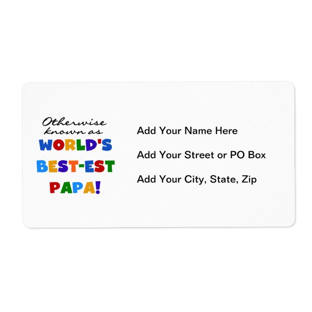 Andernfalls die bekanntesten Papa Tshirts und Gesc (Vorne)