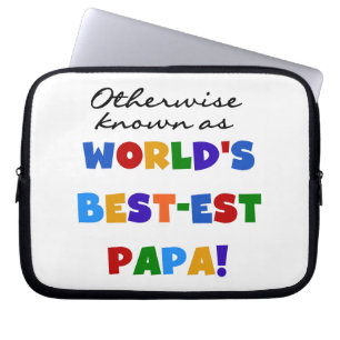 Andernfalls die bekanntesten Papa Tshirts und Gesc Laptopschutzhülle