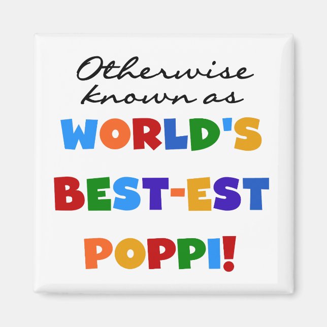 Andernfalls die bekanntesten Poppi-T - Shirt und - Magnet (Vorne)