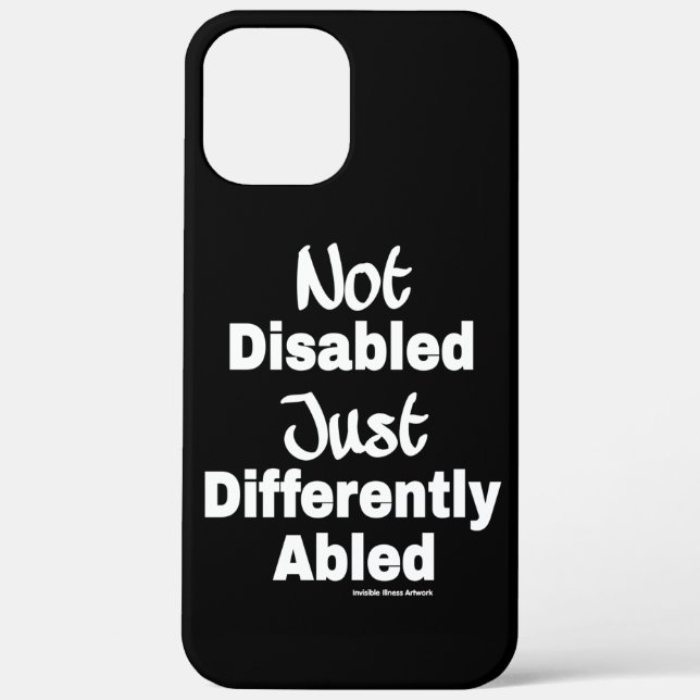 Anders abled Case-Mate iPhone hülle (Rückseite)