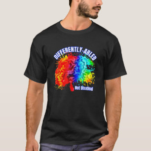 Anders abled Neuro Diversity Autism Rainbow B T-Shirt