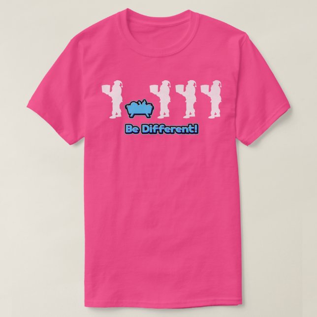 anders als Christkind anders witzig Weihnachtsmann T-Shirt (Design vorne)