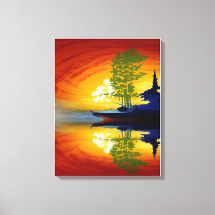 Anders Artistry* Mirrored Sun* Leinwanddruck