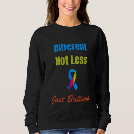 Anders, nicht weniger - einfach brillant sweatshirt