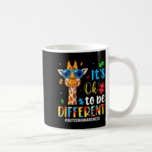 Anders sein Autismus-Bewusstsein süße Giraffe Kaffeetasse