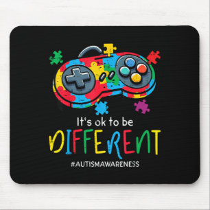 Anders sein Gaming Controller Autismus Männer Jung Mousepad