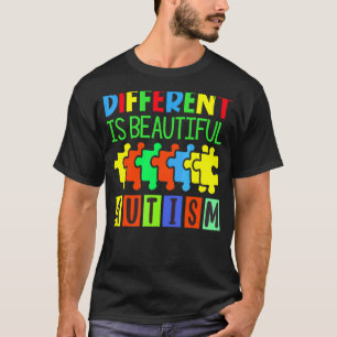 Anders wenn schön Autism Autistischer Support Mama T-Shirt