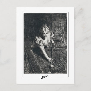 Anders Zorn #309 - Carte postale d'art fin