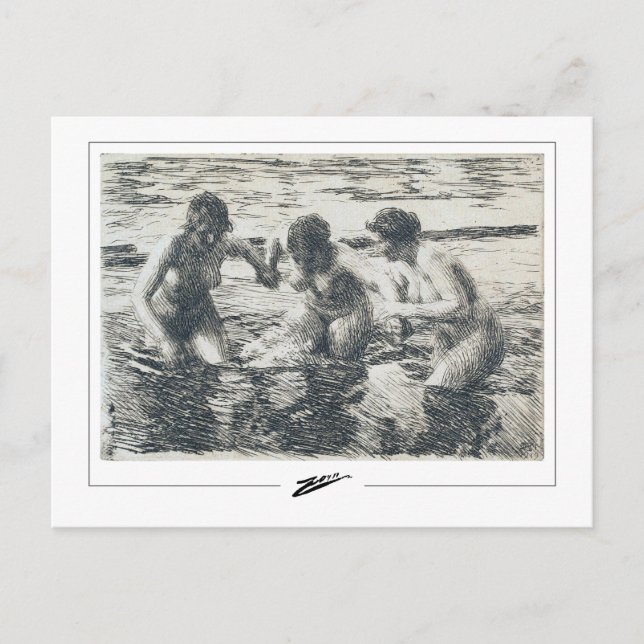 Anders Zorn #328 - Carte postale Art (Devant)