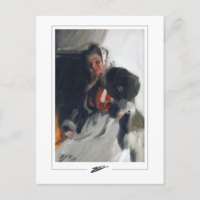 Anders Zorn #368 - Fine Art Postcard Postkarte (Vorderseite)
