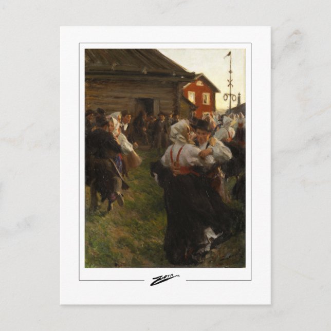 Anders Zorn #72 - Fine Art Postcard Postkarte (Vorderseite)