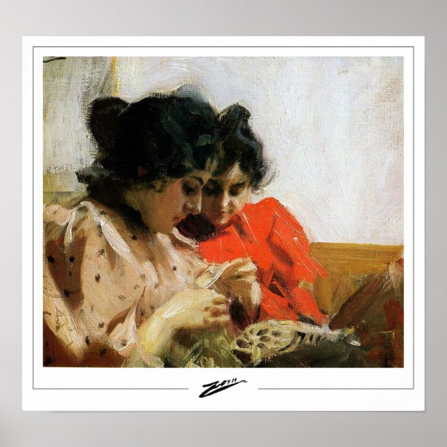Anders Zorn Zedign Art Poster #330 (Vorne)