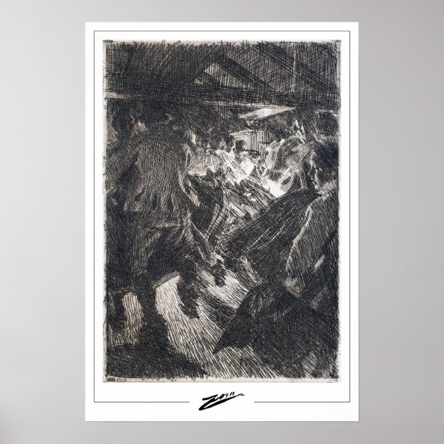 Anders Zorn Zedign Art Poster #371 (Vorne)