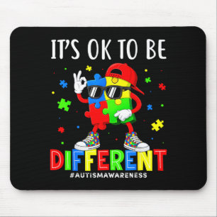 Anders zu sein ist okay Puzzle für Mama Papa Lehre Mousepad