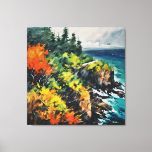AndersArtistry* ein Pop Farbe in Autum* Leinwanddruck