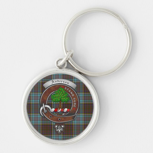 Anderson Clan Abzeichen Key Rings Schlüsselanhänger (Vorne)