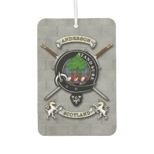 Anderson Clan Abzeichen & Schwerter Autolufterfrischer
