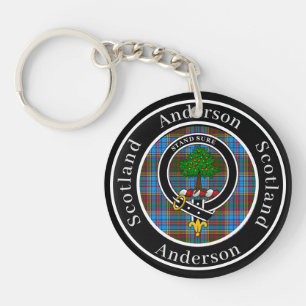 Anderson Clan Badge & Tartan Acrylique