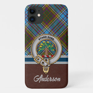Anderson Clan Badge & Tartan iPhone / coque ipad