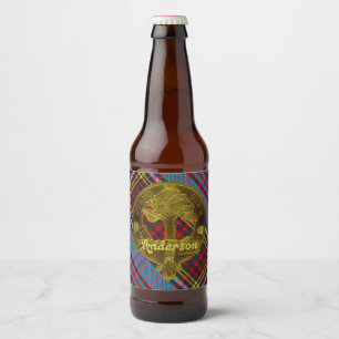 Anderson Clan Can Cooler Bierflaschenetikett
