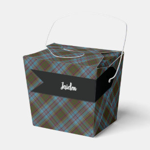 Anderson Clan Tartan Kariert Pattern Scottish Geschenkschachtel