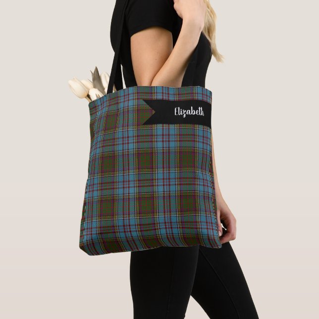 Anderson Clan Tartan Kariert Pattern Scottish Tasche (Von Nahem)