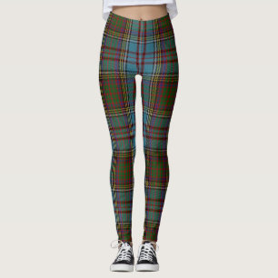 Anderson Clan Tartan Kariertes Muster Schottisch Leggings